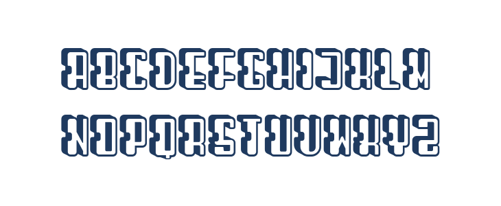 Laptop Hollow Regular Lowercase