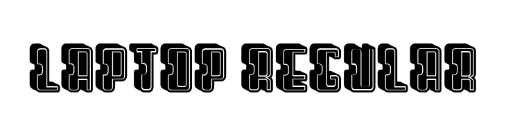 Laptop Regular  baixar fontes gratis