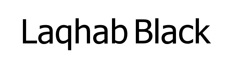 Laqhab Black Font