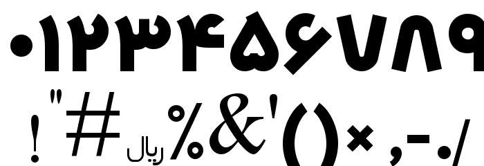 Laqhab Black Font OTHER CHARS