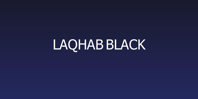 Laqhab Black Social Header
