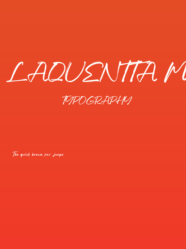 Laquentta Morelly Poster