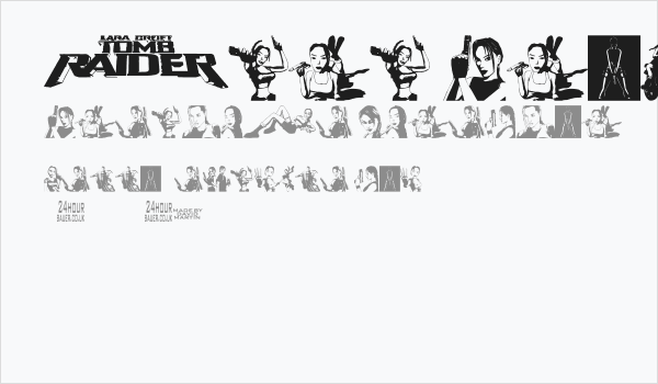 Lara Croft Tomb Raider Business Card