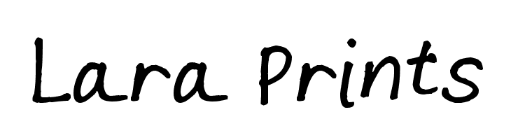 Lara Prints Font