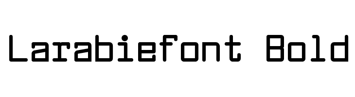 Larabiefont Bold  Frei Schriftart Herunterladen