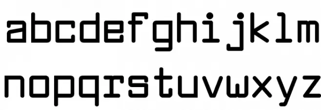 Larabiefont Bold フォント 小文字