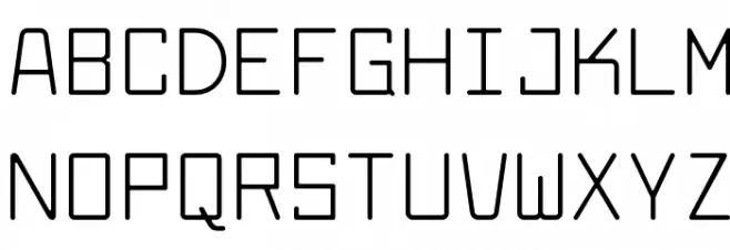 Larabiefont 字体 大写