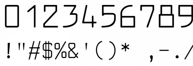 LarabiefontRg-Regular Font OTHER CHARS
