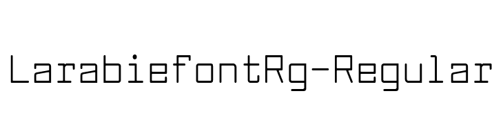 LarabiefontRg-Regular  Fuentes Gratis Descargar