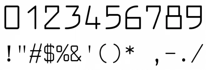 LarabiefontRg-Regular Font OTHER CHARS