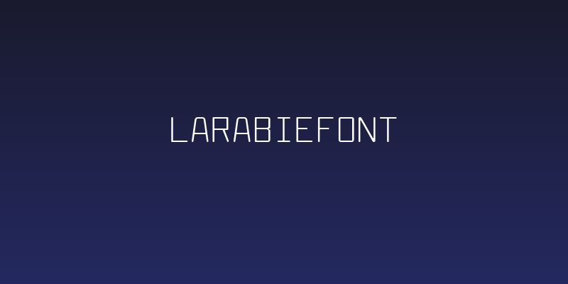 Larabiefont Social Header