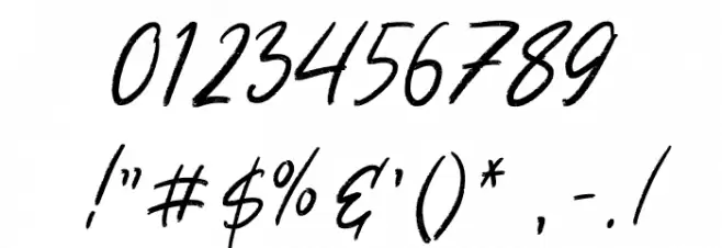 Laracryf Font OTHER CHARS