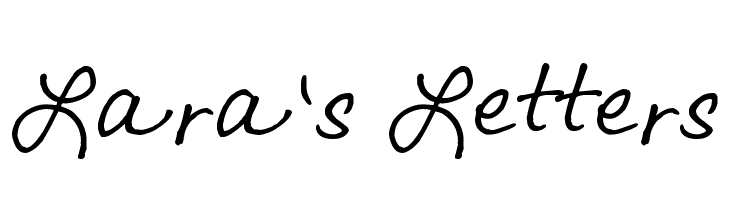 Lara's Letters  font caratteri gratis