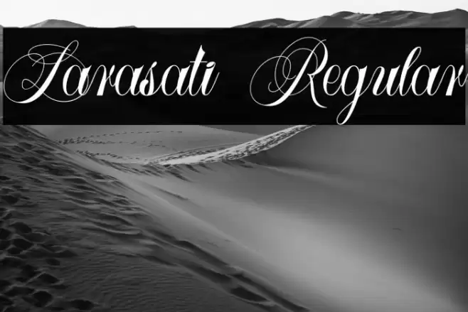 Larasati Regular Font examples