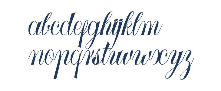 Larasati Regular Lowercase