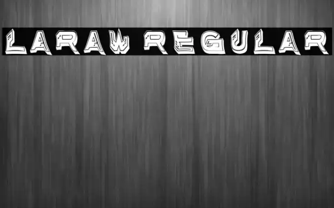 Laraw Regular Example 1