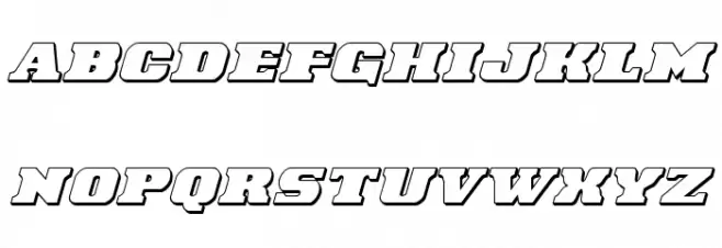 Laredo Trail 3D Italic Fuentes MINÚSCULAS