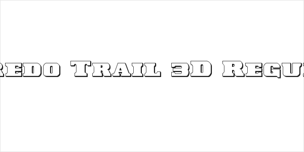Laredo Trail 3D Regular Logo