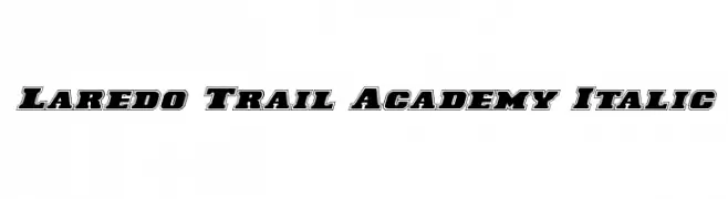 Laredo Trail Academy Italic  font caratteri gratis