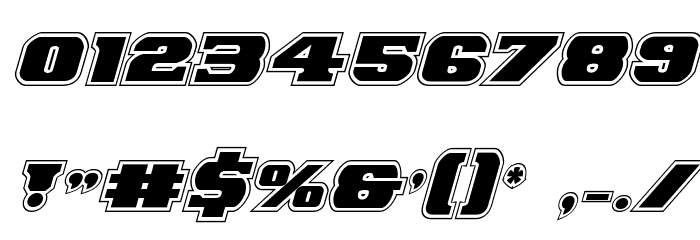 Laredo Trail Academy Italic Font OTHER CHARS