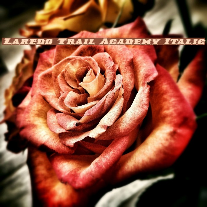 Laredo Trail Academy Italic Font examples