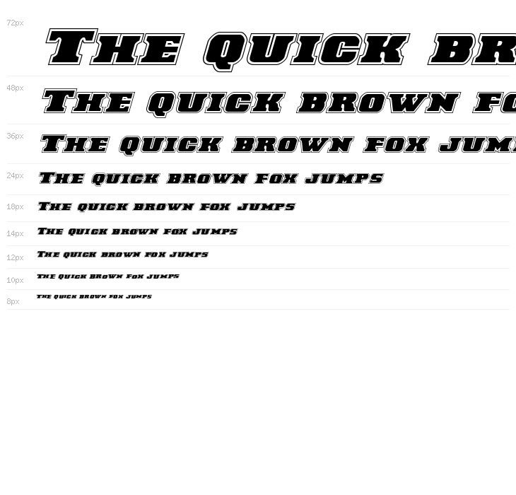 Laredo Trail Academy Italic Waterfall