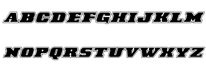 Laredo Trail Academy Italic Font LOWERCASE
