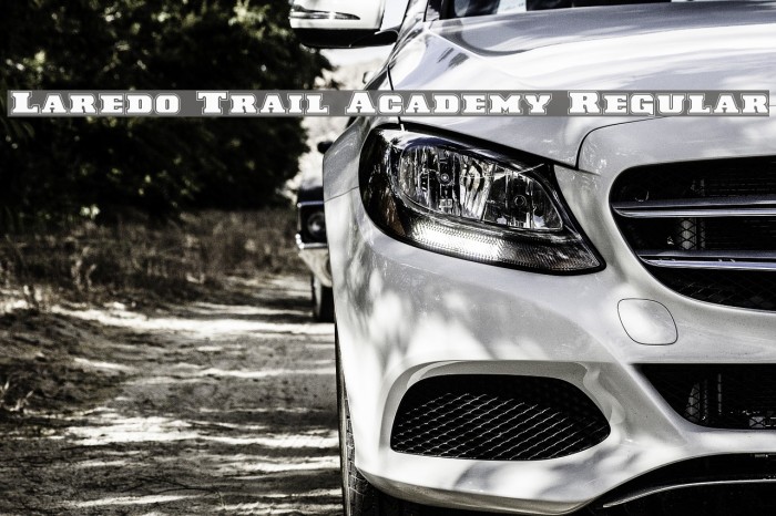 Laredo Trail Academy Regular Font examples