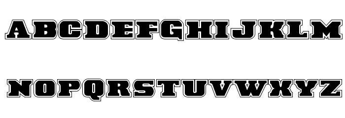 Laredo Trail Academy Regular Font LOWERCASE