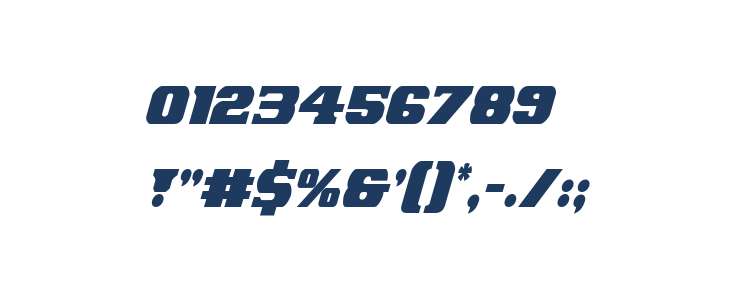 Laredo Trail Condensed Italic Other Characters