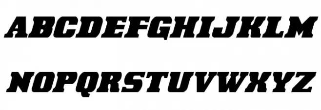 Laredo Trail Condensed Italic Polices MAJUSCULES