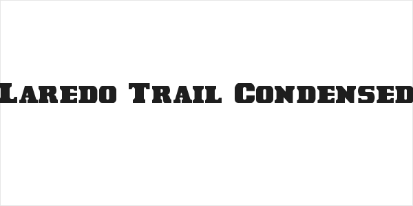 Laredo Trail Condensed Logo
