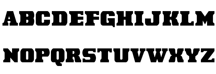 Laredo Trail Condensed Font LOWERCASE