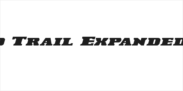 Laredo Trail Expanded Italic Logo