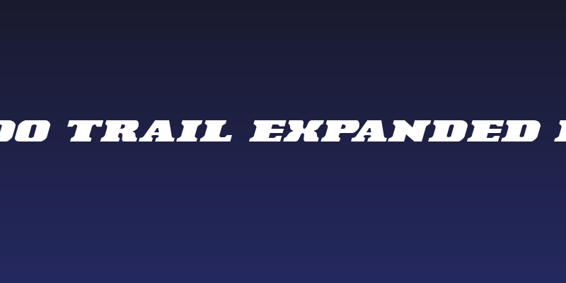 Laredo Trail Expanded Italic Social Header