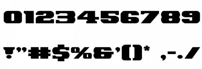 Laredo Trail Expanded Font OTHER CHARS