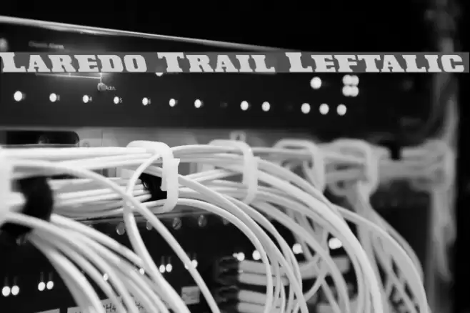 Laredo Trail Leftalic Font examples