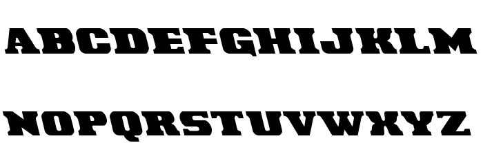 Laredo Trail Leftalic Font LOWERCASE