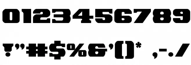 Laredo Trail Regular Font OTHER CHARS