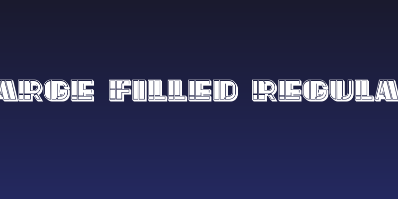 Large Filled Regular Social Header