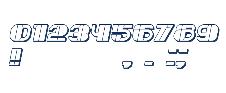 Large Italic Other Characters