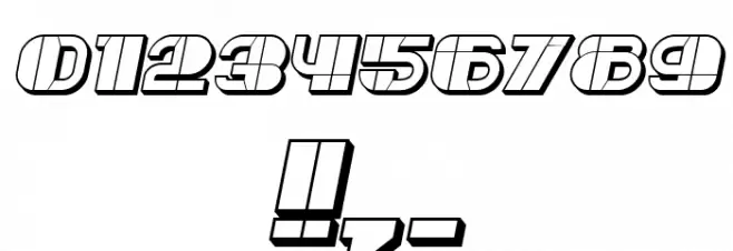 Large Italic Font OTHER CHARS