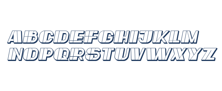 Large Italic Lowercase