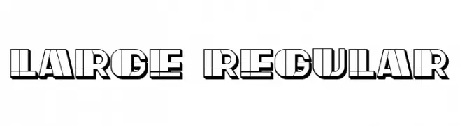 Large Regular  Fuentes Gratis Descargar