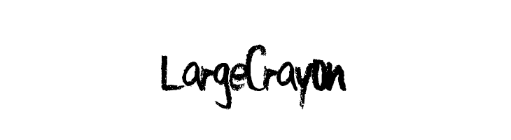 LargeCrayon  Скачать бесплатные шрифты