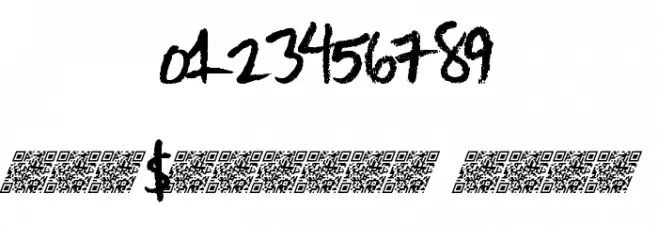 LargeCrayon Font OTHER CHARS