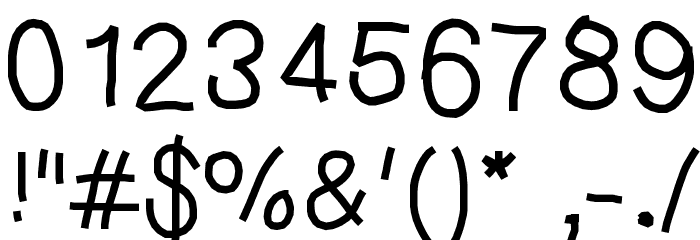 LargeFont Шрифта ДРУГИЕ символов