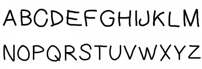 LargeFont 字体 大写