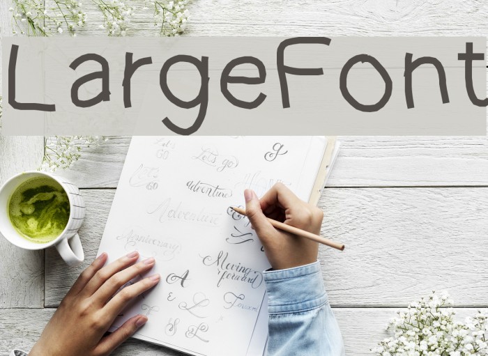 LargeFont Шрифта examples
