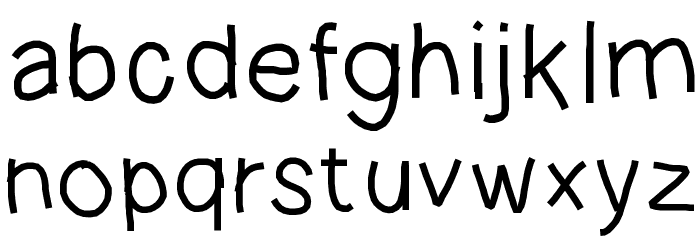 LargeFont Шрифта строчной
